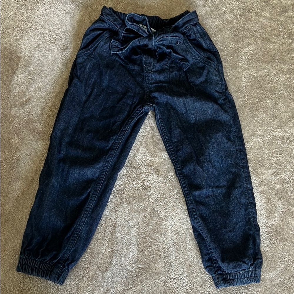 Fame Forever Blue Denim Joggers